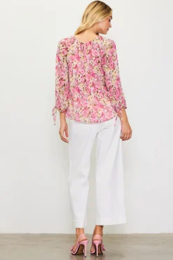 SKIES ARE BLUE Alanna Floral Print Longsleeve Blouse* Blouses|Long Sleeve Tops