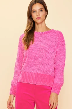 SKIES ARE BLUE Chenille Knit Sweater* Sweaters
