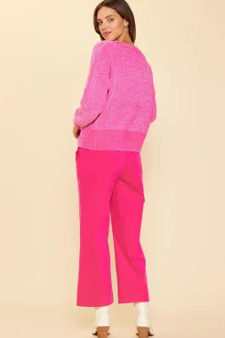 SKIES ARE BLUE Chenille Knit Sweater* Sweaters