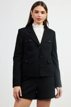 SKIES ARE BLUE Clara Structured Jacket* Blazers