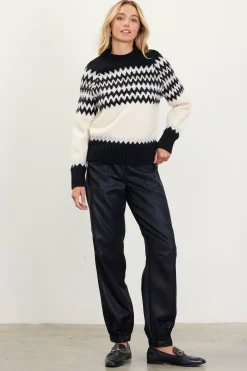 SKIES ARE BLUE Clarke Fair Isle Sweater* Sweaters