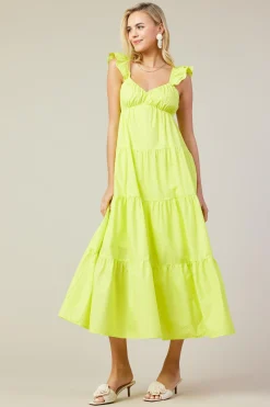 SKIES ARE BLUE Diana Poplin Maxi Dress* Maxi Dresses