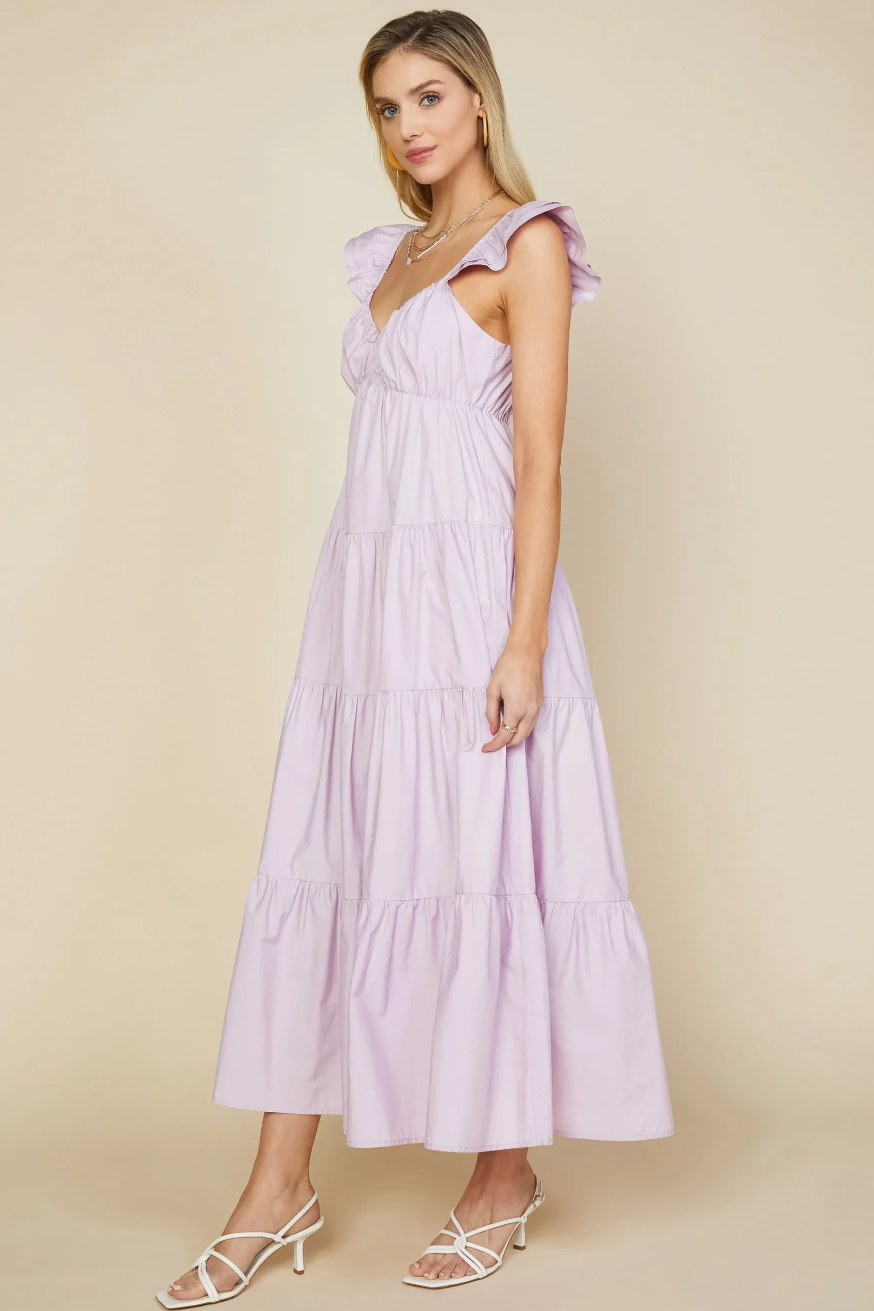 SKIES ARE BLUE Diana Poplin Maxi Dress* Maxi Dresses