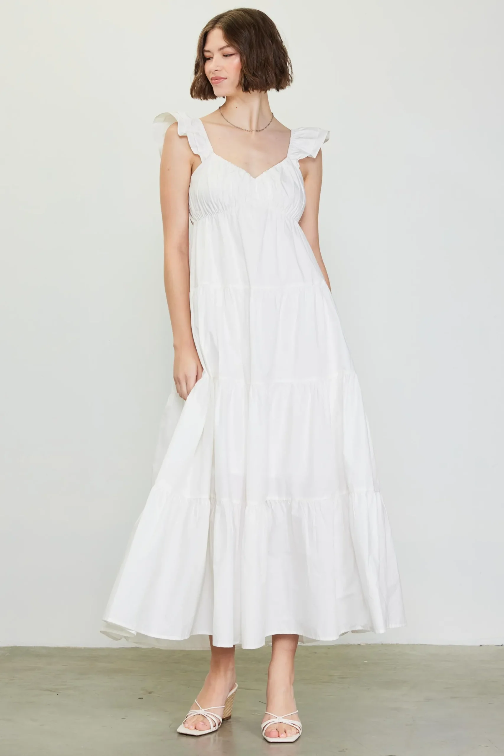 SKIES ARE BLUE Diana Poplin Maxi Dress* Maxi Dresses