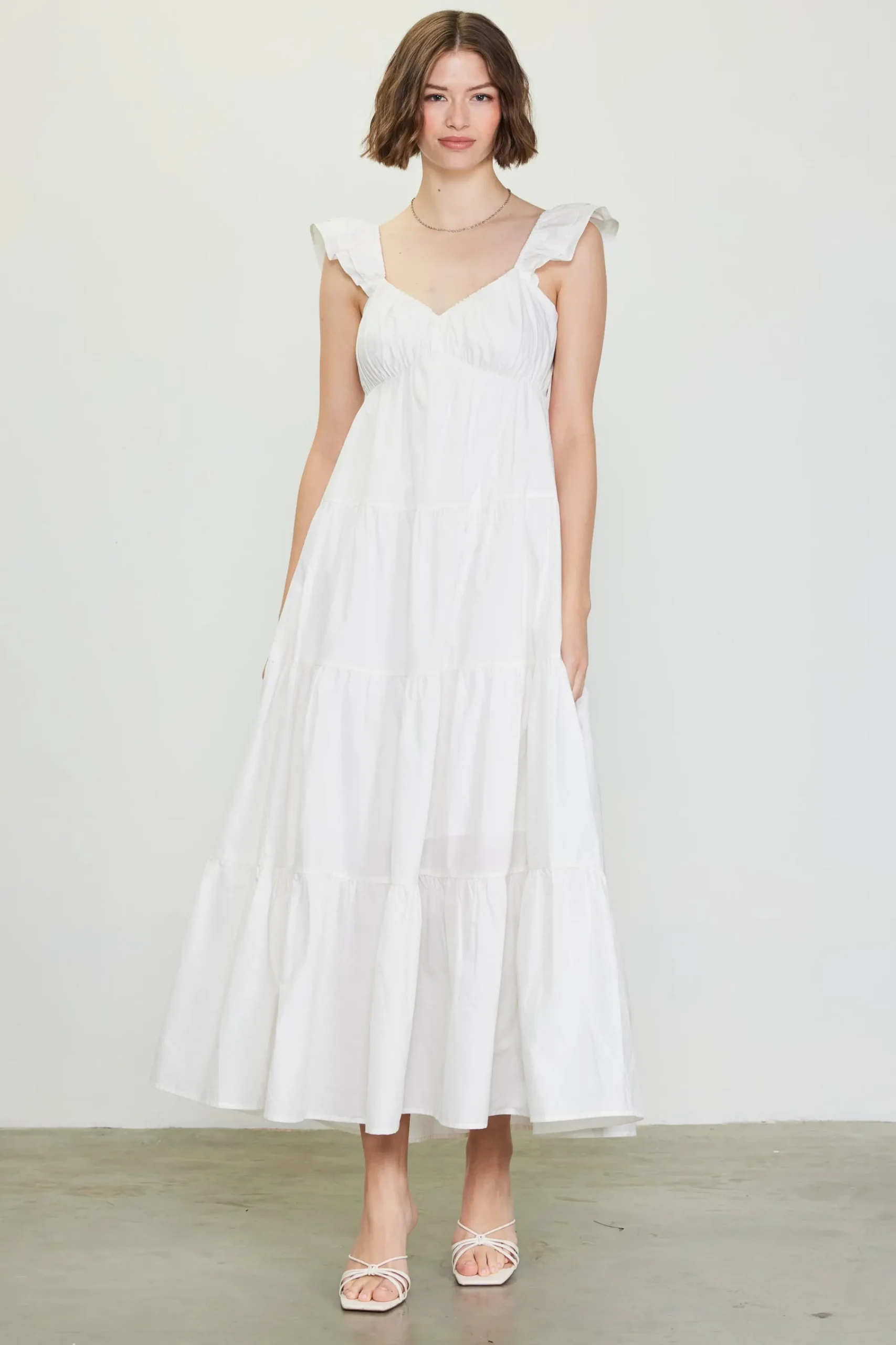 SKIES ARE BLUE Diana Poplin Maxi Dress* Maxi Dresses