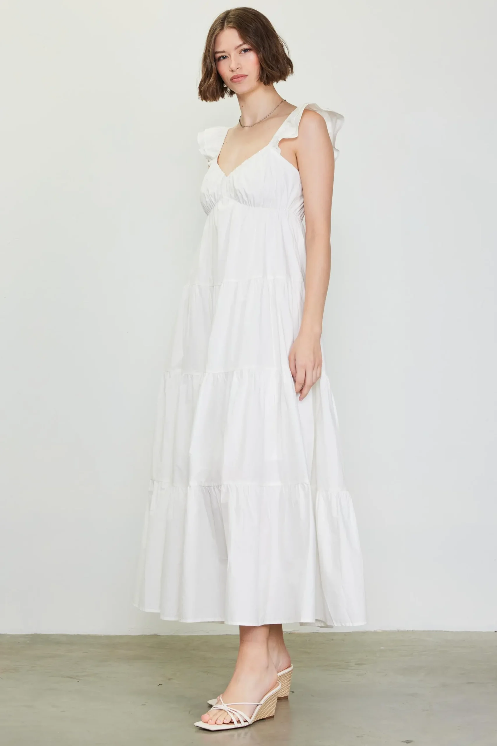SKIES ARE BLUE Diana Poplin Maxi Dress* Maxi Dresses