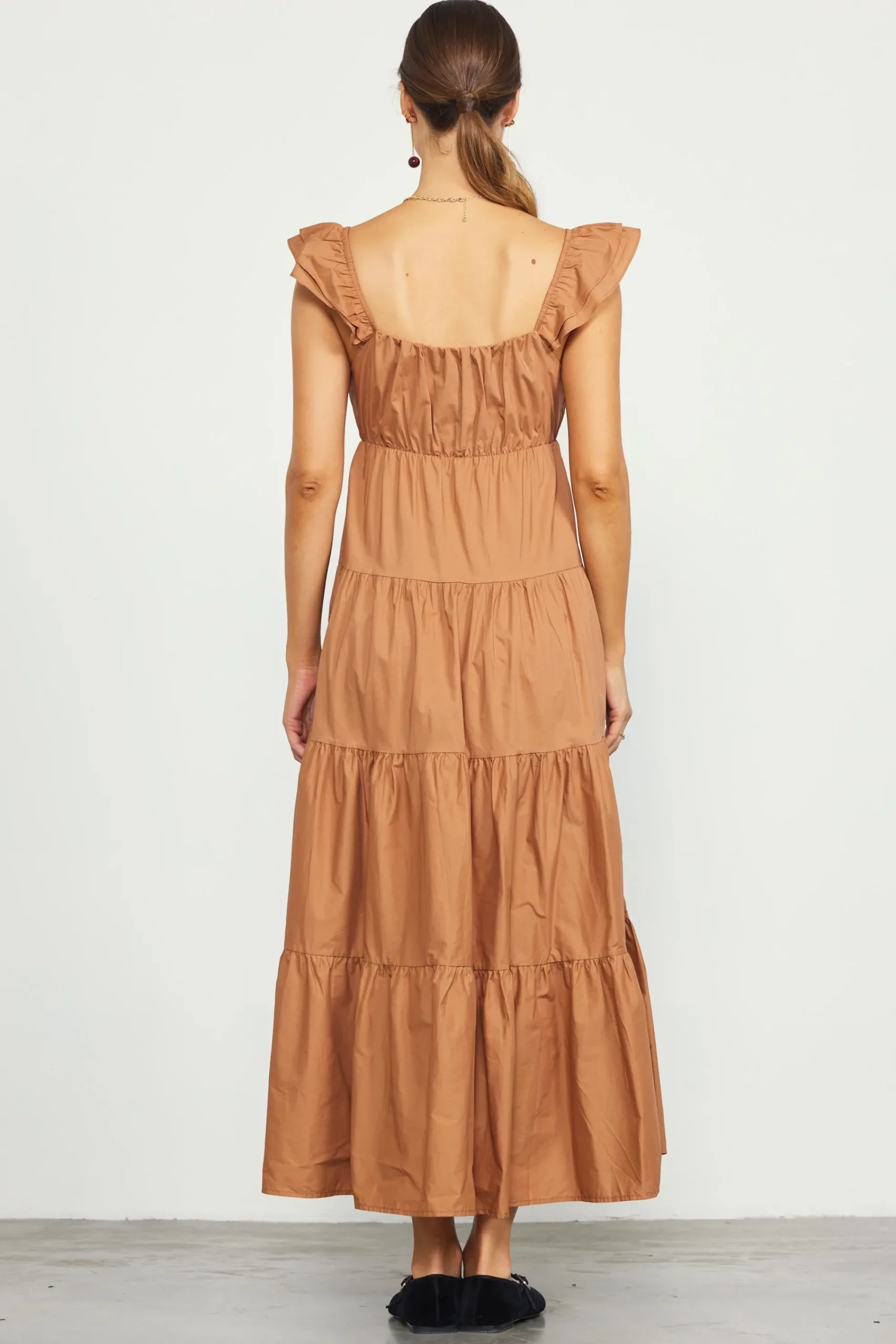 SKIES ARE BLUE Diana Poplin Maxi Dress* Maxi Dresses