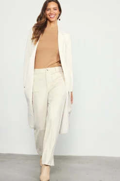 SKIES ARE BLUE Faux Suede Wide Leg Pant* Pants