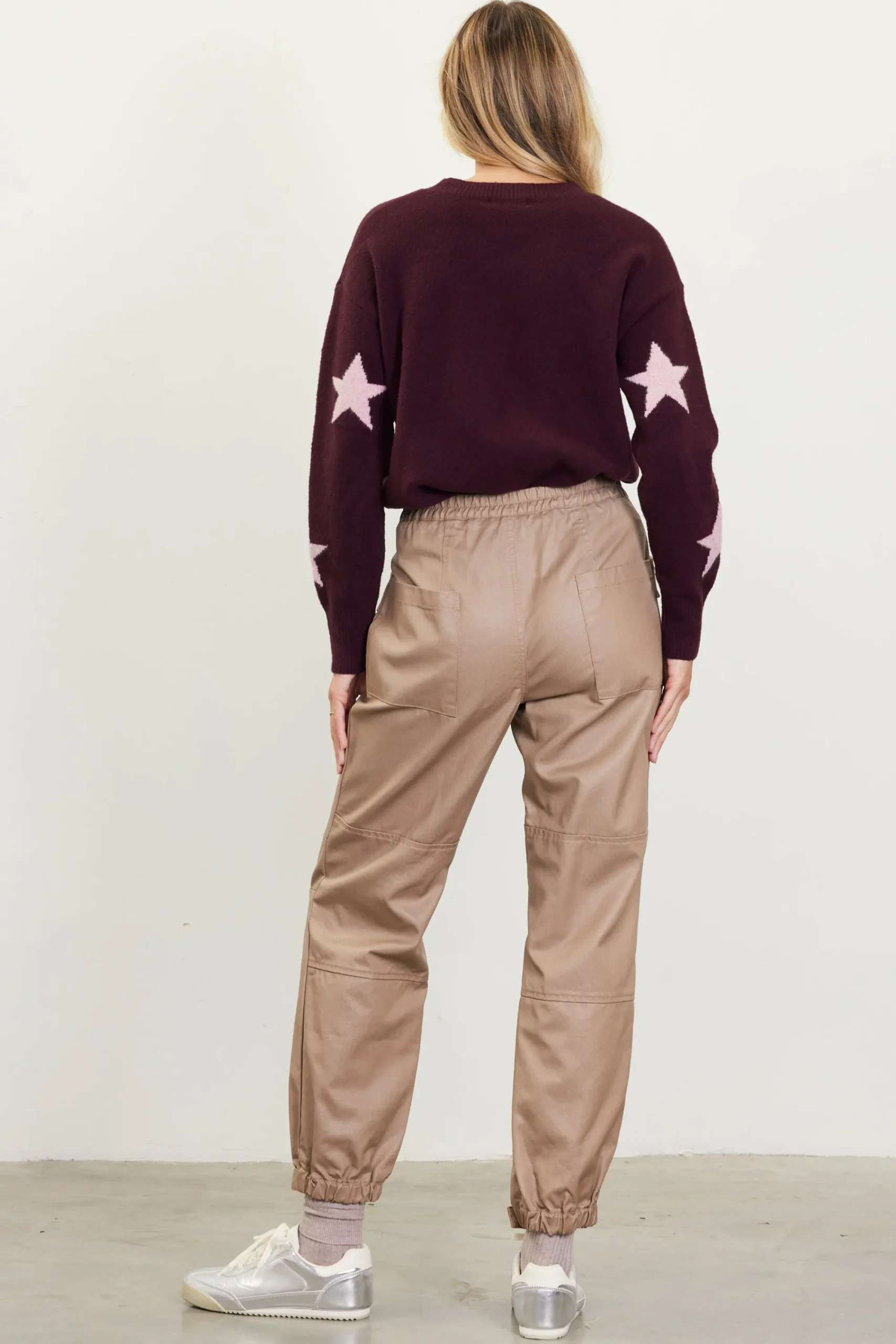 SKIES ARE BLUE High Waisted Cargo Pants* Pants