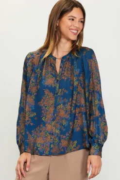 SKIES ARE BLUE Longsleeve Buttondown Blouse* Blouses|Long Sleeve Tops