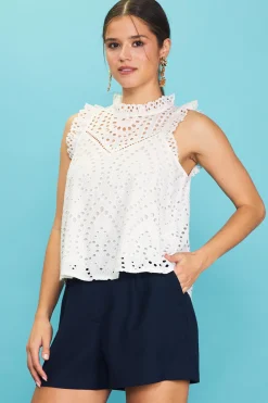 SKIES ARE BLUE Maritime Pleated Shorts* Shorts