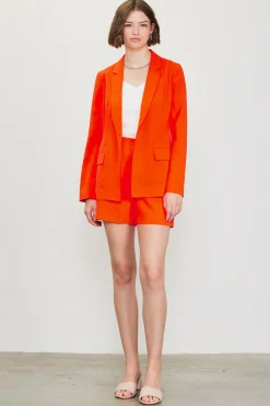 SKIES ARE BLUE Neon Structured Shorts* Shorts
