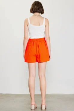 SKIES ARE BLUE Neon Structured Shorts* Shorts