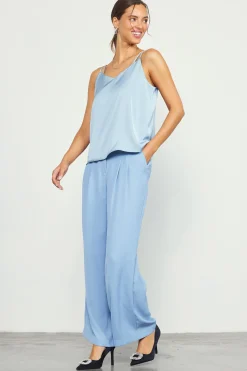 SKIES ARE BLUE Recycled Double Strap Cami* Sleeveless Tops