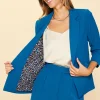 SKIES ARE BLUE Recycled Shirred Sleeve Blazer* Blazers