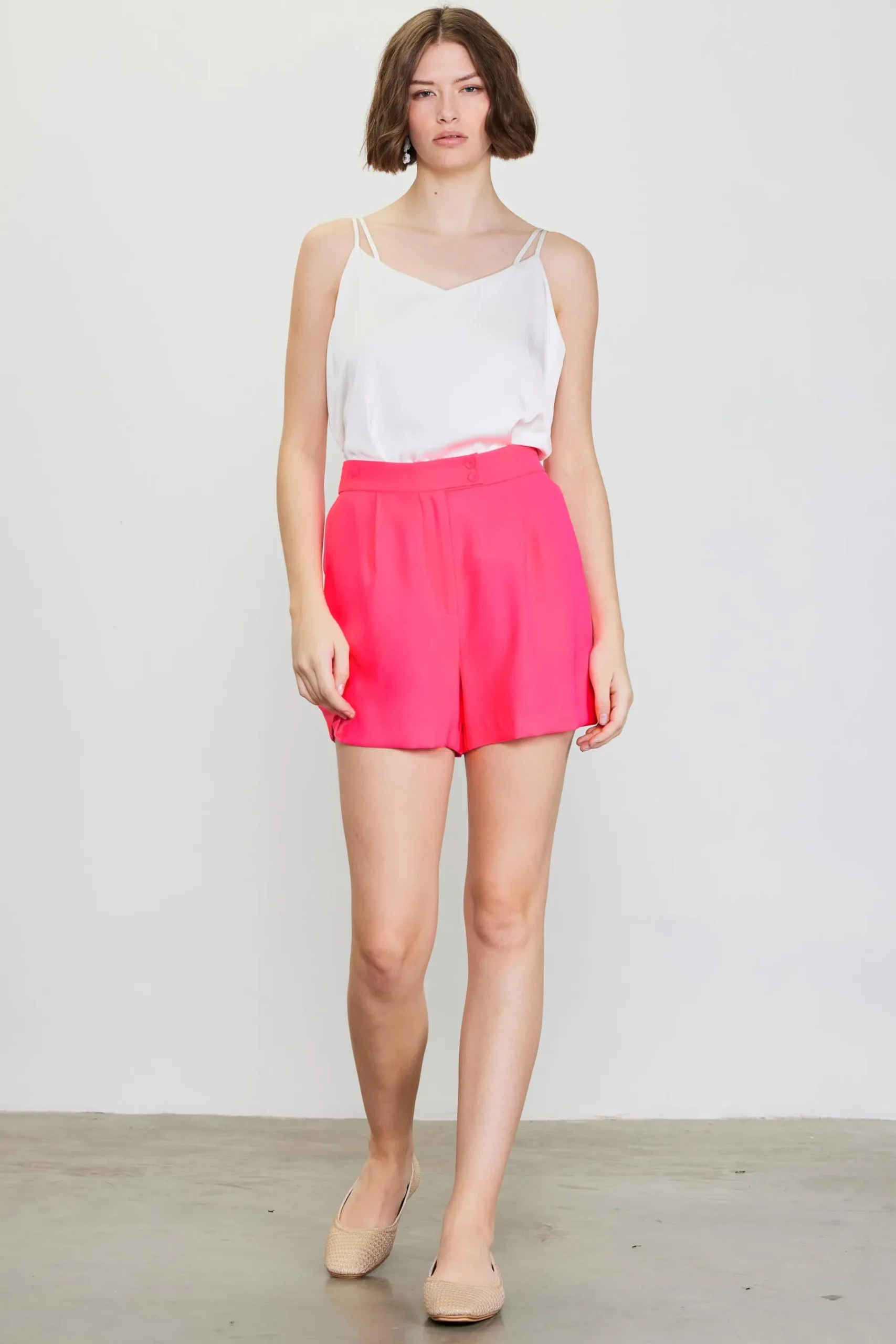 SKIES ARE BLUE Recycled Tailored Shorts* Shorts