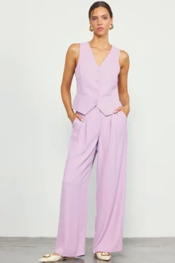 SKIES ARE BLUE Recycled Wide Leg Pants* Pants
