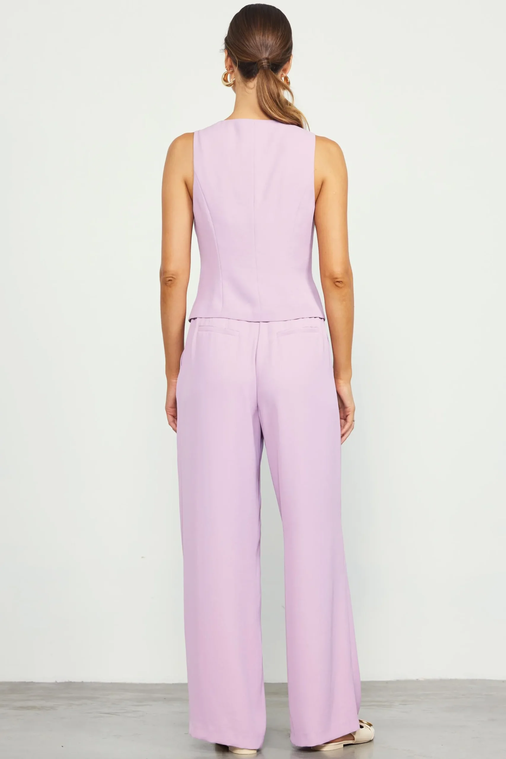 SKIES ARE BLUE Recycled Wide Leg Pants* Pants