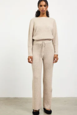 SKIES ARE BLUE Ribbed Knit Wide Leg Pants* Pants