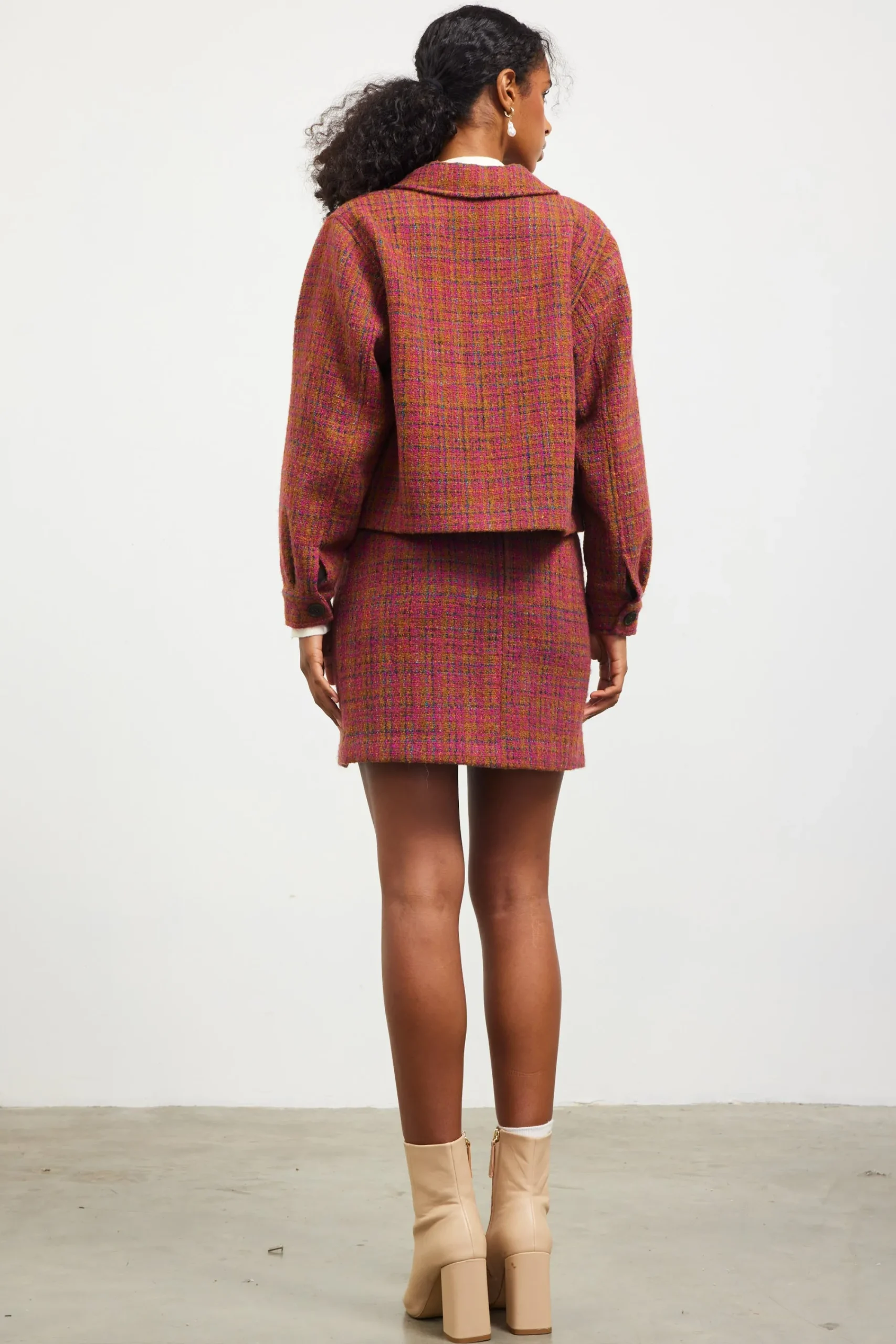 SKIES ARE BLUE Sienna Tweed Jacket* Outerwear|Blazers