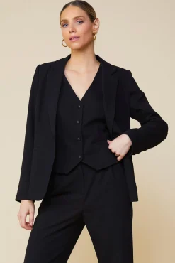 SKIES ARE BLUE Tailored Single Button Blazer* Blazers