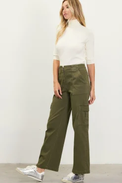 SKIES ARE BLUE Utility Straight Leg Pants* Pants